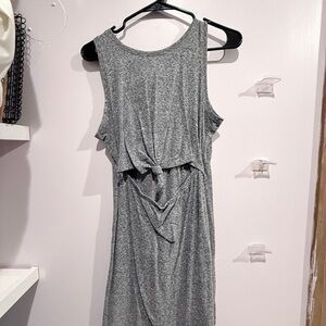 American Eagle Outfitters Gray Backless Dress